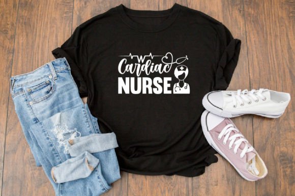 Cardiac Nurse-SVG: Graphics for T-Shirt Designs