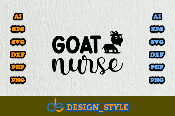 Goat Nurse Svg: Graphics & Print Templates
