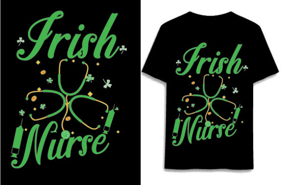 Irish-Nurse SVG for Graphics & T-Shirt Designs