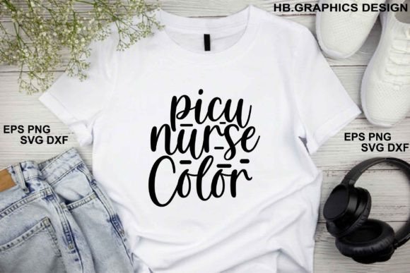 Nurse Svg Design. Picu Nurse Color Review