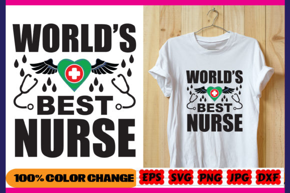 Nurse SVG for T-Shirt Designs & Graphics