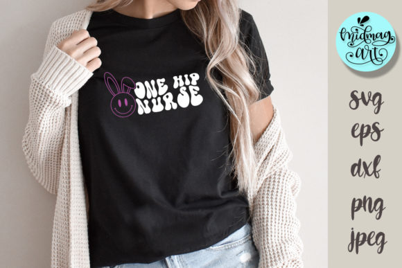 One Hip Nurse SVG: Graphics for T-Shirt Designs