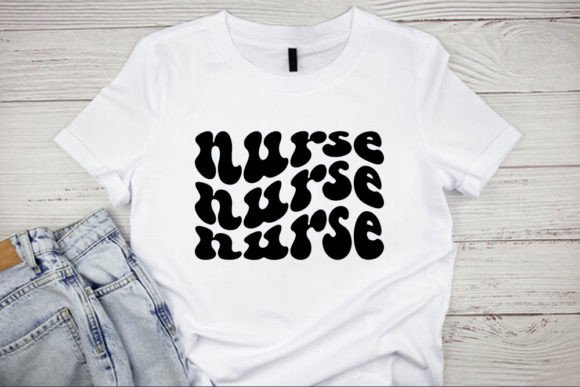 Retro Nurse SVG: Graphics for T-Shirt Designs